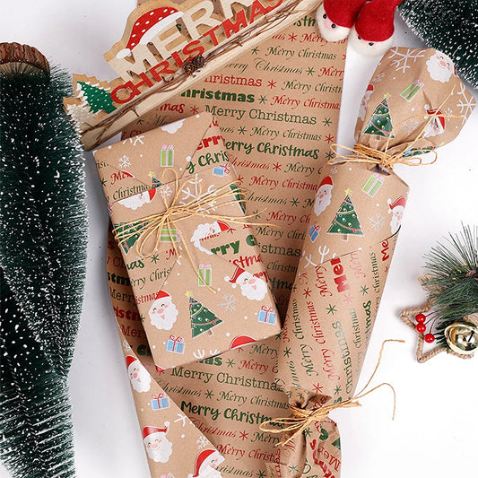 Festive Handmade Gift Wrap for Christmas