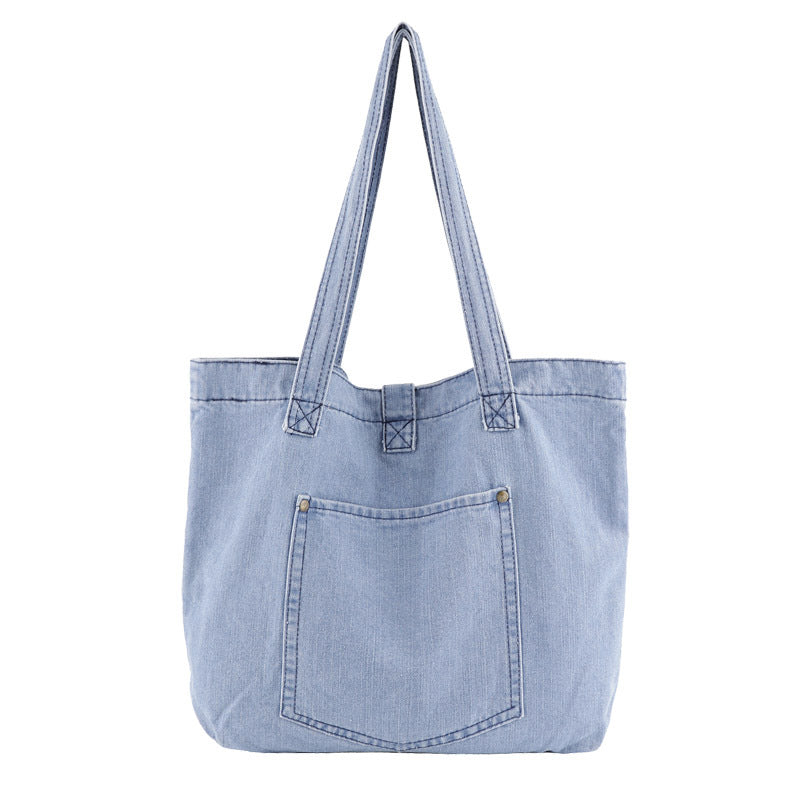 Denim handbag