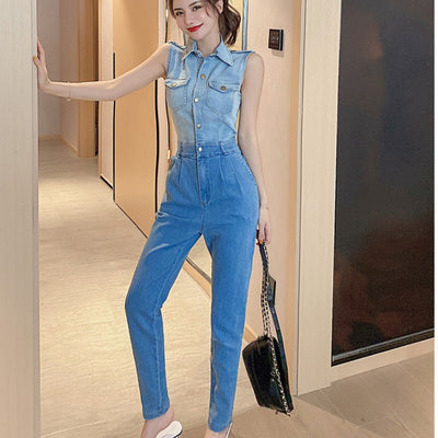 Denim jumpsuit
