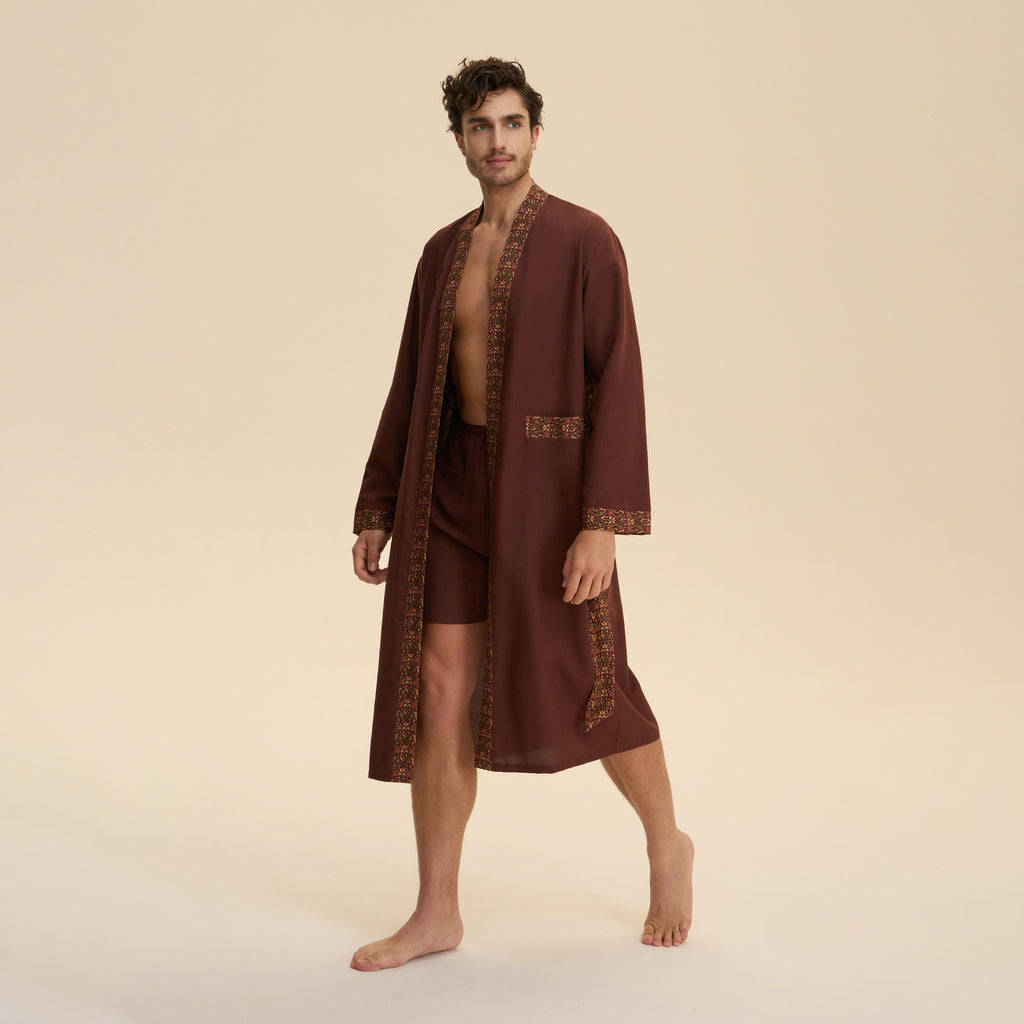 Loose Casual Middle Eastern-style Single Nightgown For Couples Long Cloud-shaped Cotton Loungewear