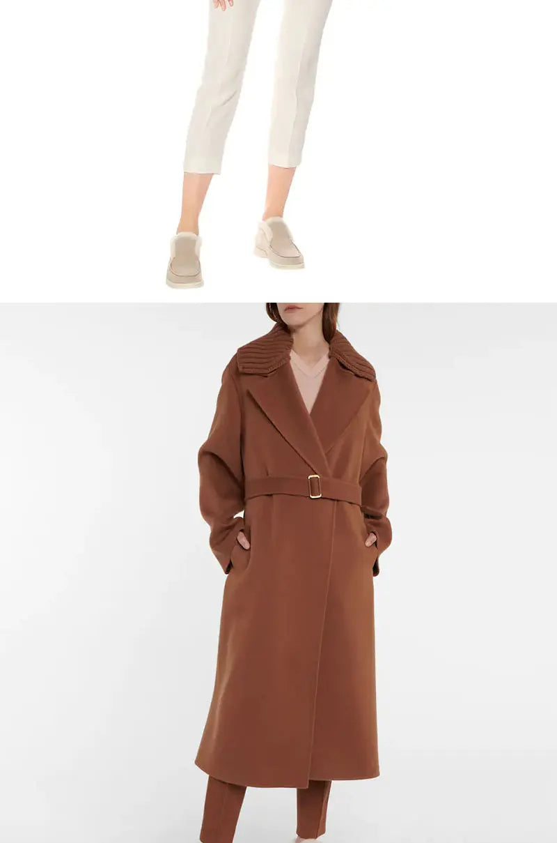 Winter Snow Boots For Women  Fur One-Piece Warm Loafers With Fleece Cuffs  Woolen Short Boots For Women  Wnter Boots