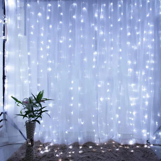 Fairy Lights Curtain for Christmas & New Year Decoration