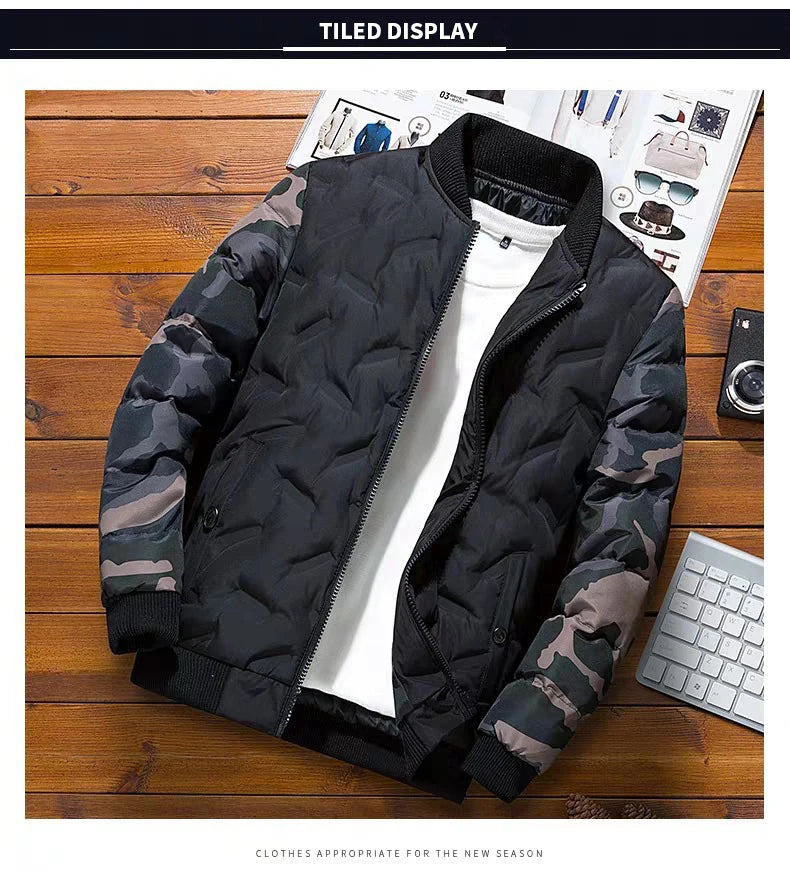 Mens Winter Jackets Coats Outerwear Clothing Camouflage
