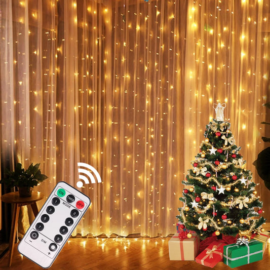 Fairy Lights Curtain for Christmas & New Year Decoration