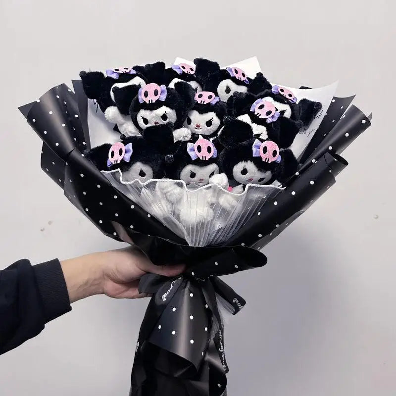 Christmas Giftsanime character kitty cat Plush Bouquet Birthday Present for Girl Friend Besties Thanksgiving Gift Cartoon Kawaii