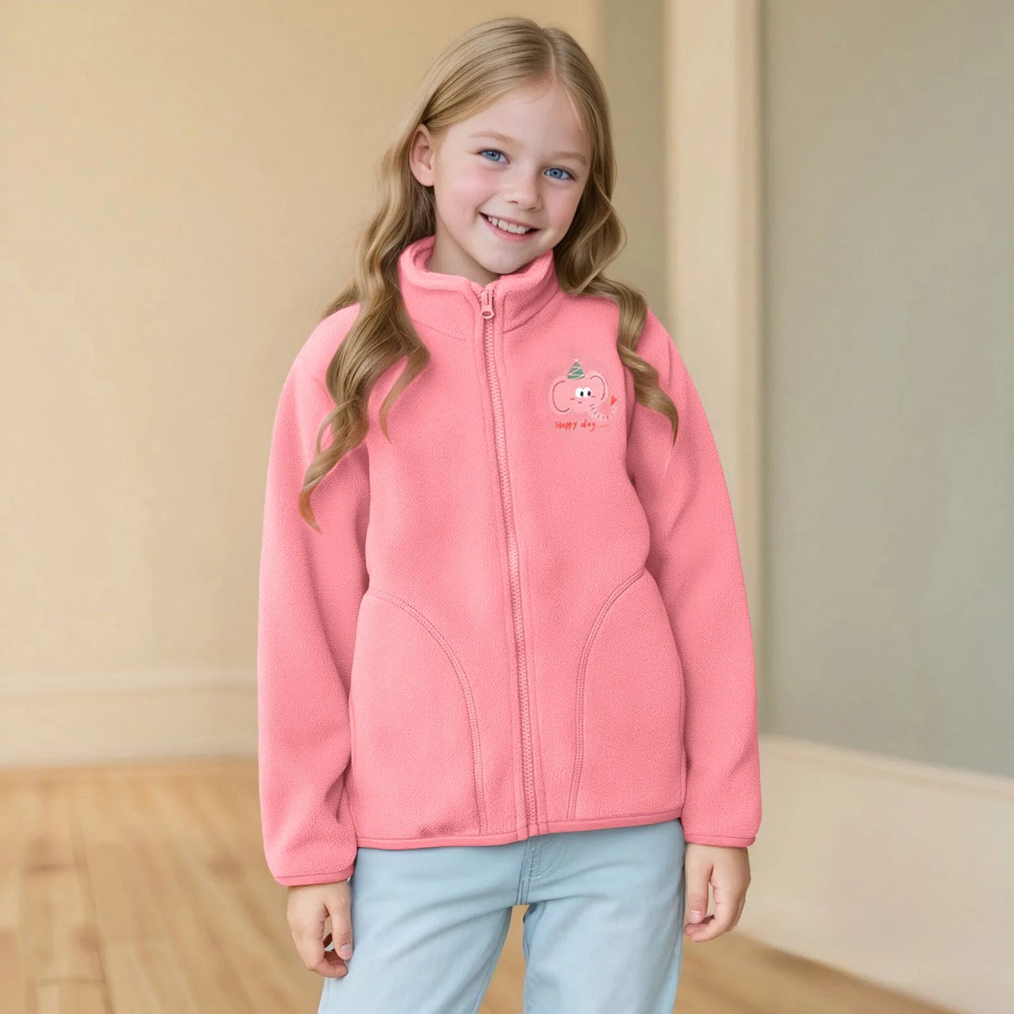 Winter Fashion Coat For Girl Toddler Fleece Jacket Kids Lightweight Outerwear Boys Girls Long Sleeve Fall Trendy Overcoat 2025