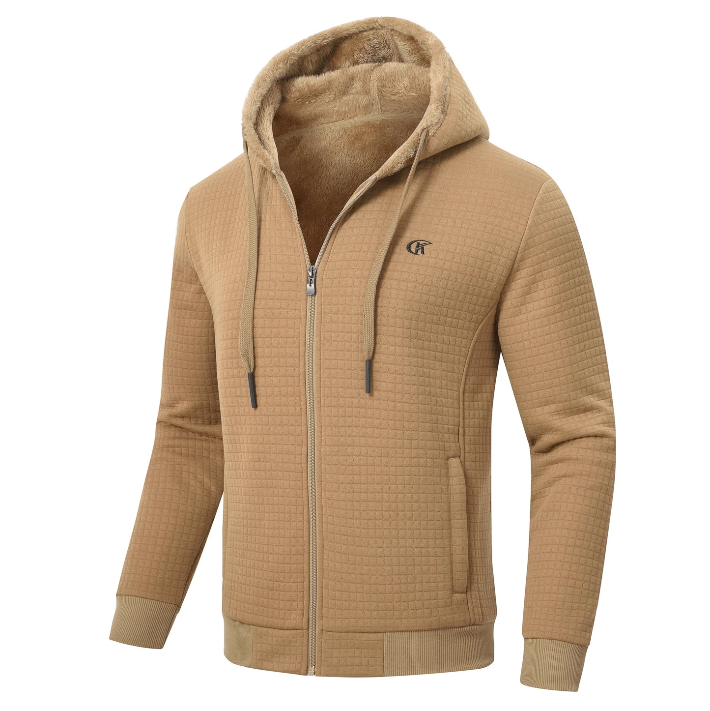 Men's Winter Warm Jackets Casual Hooded Plaid Shirts Thick Windbreaker Coat Hooded Fashion Streetwear 5XL