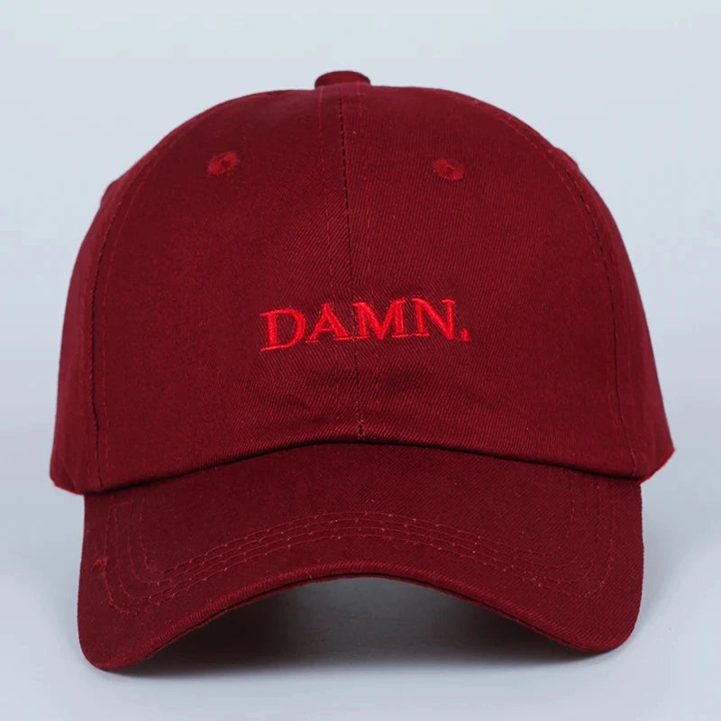 DAMN-Embroidered Hats for Men and Women, Hip Hop, ShinCharacter Lamar, Unstructured , Baseball Cap.
