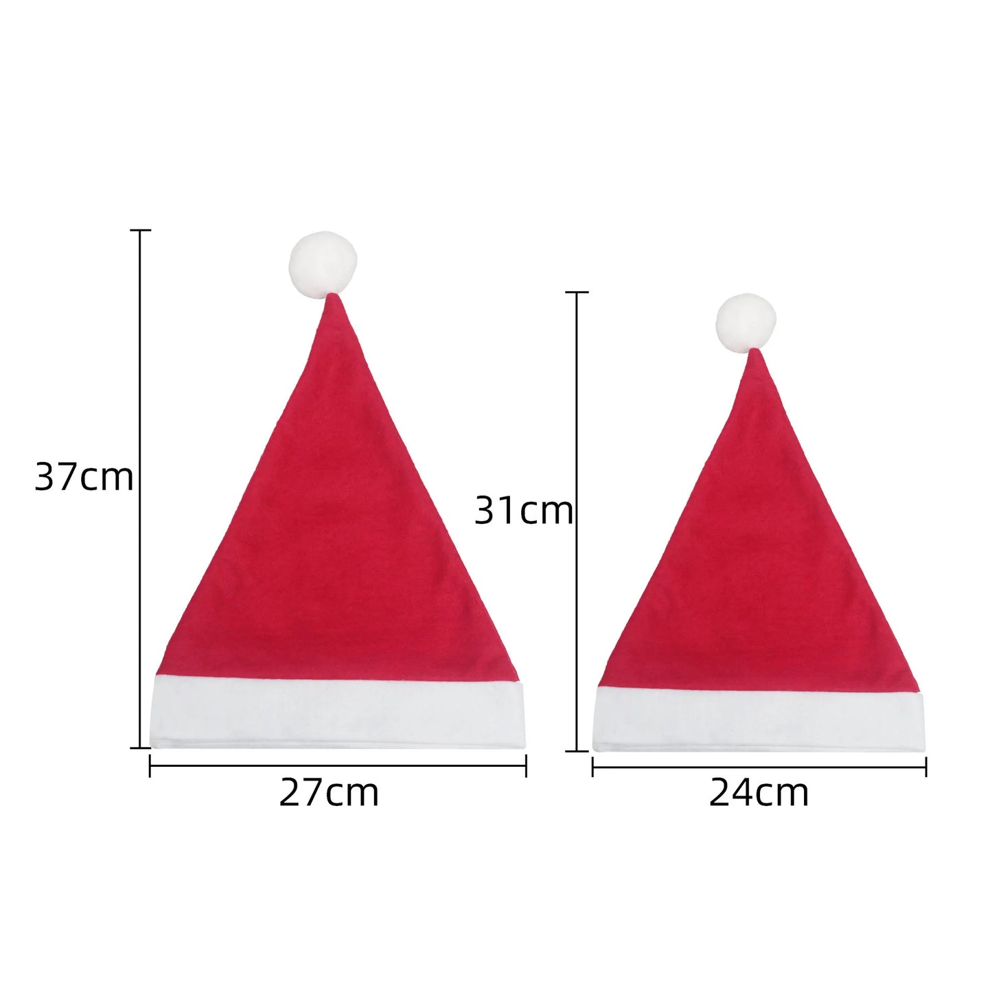 Christmas Hat Decorations Adult Party Children Santa Hats Non-woven Fabric Daily Necessities