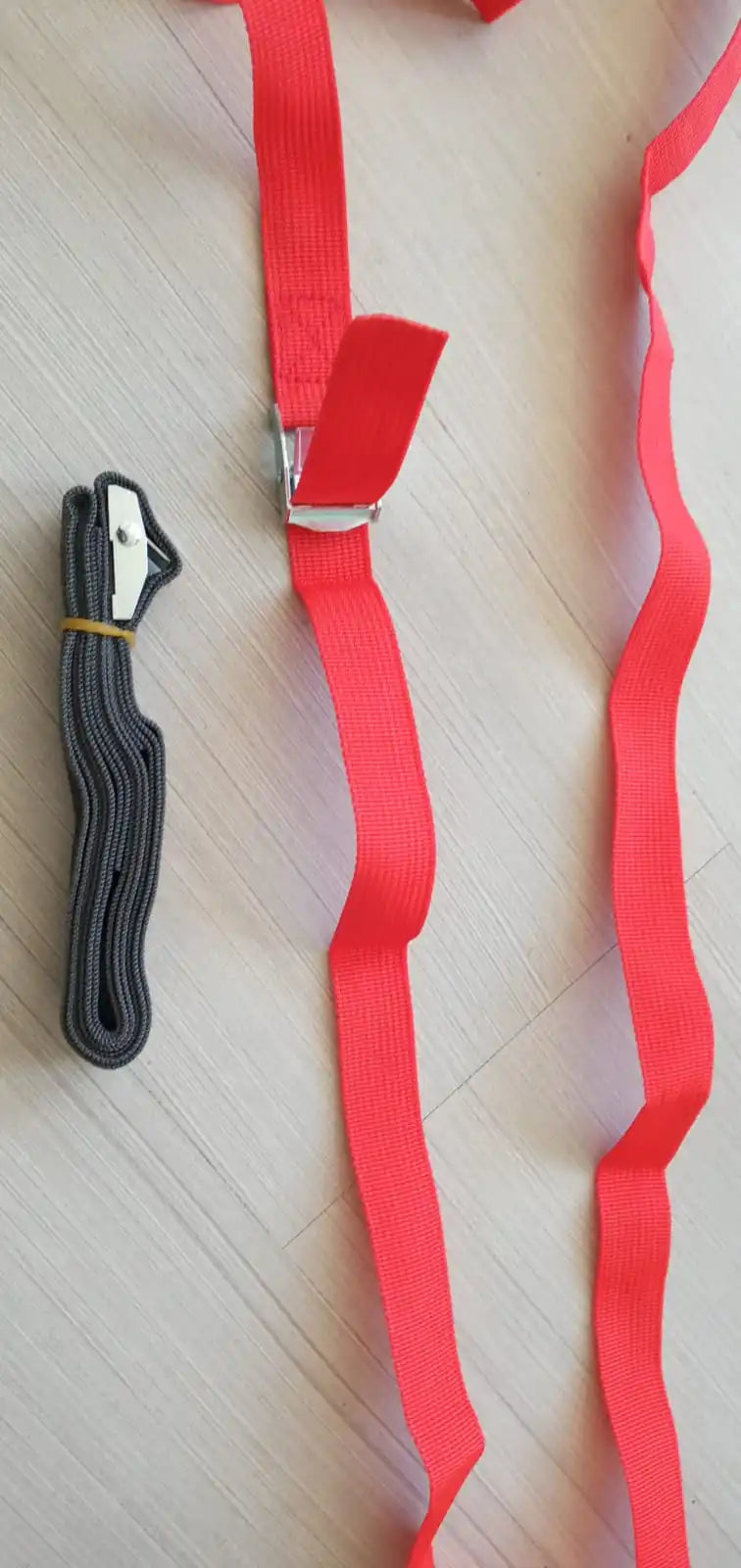 Heavy Duty Tie Down Strap | Cargo Ratchet Belt | The Bargain Basement