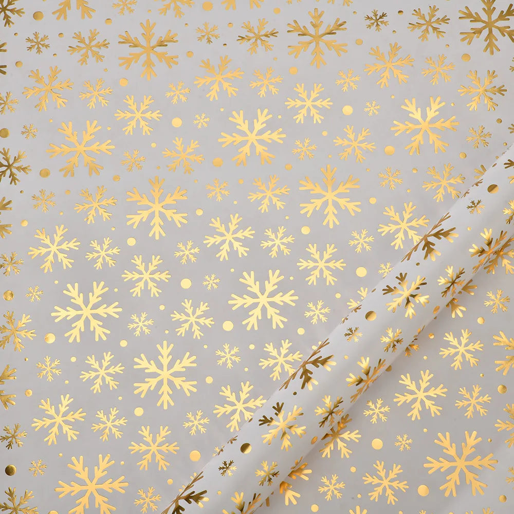 Festive Glossy Wrapping Paper for Christmas Gifts