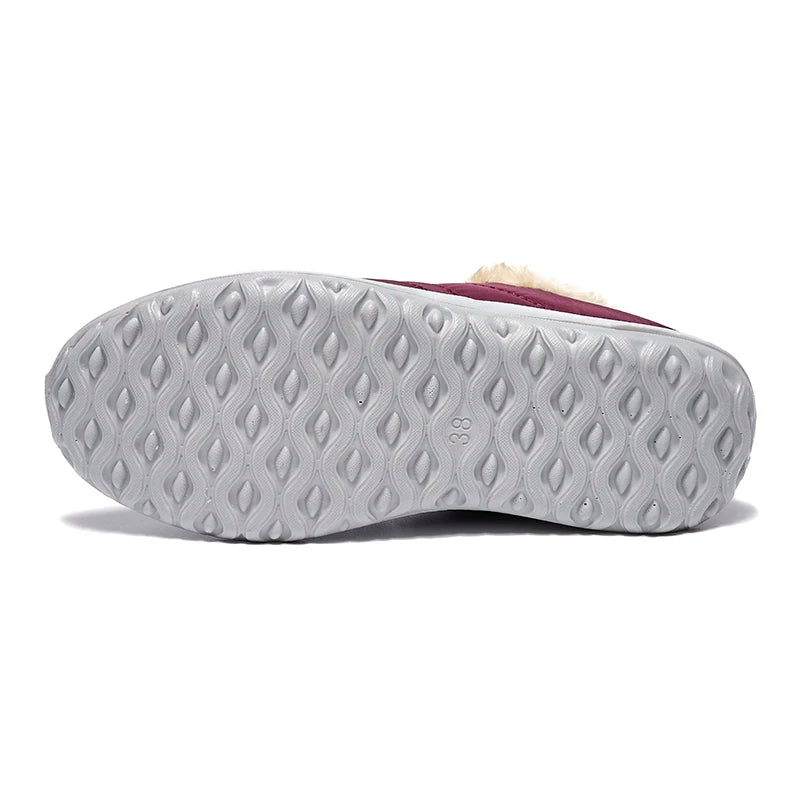 Classic Winter Men's Boots Ankle Boots WaterProof  Warm Plush Round Toe Thick-soled Outdoor Casual Anti slip