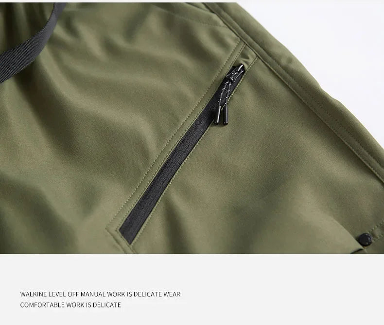 Thin workwear pants for men 2025 new style summer loose straight-leg men's pants wide-leg casual pants