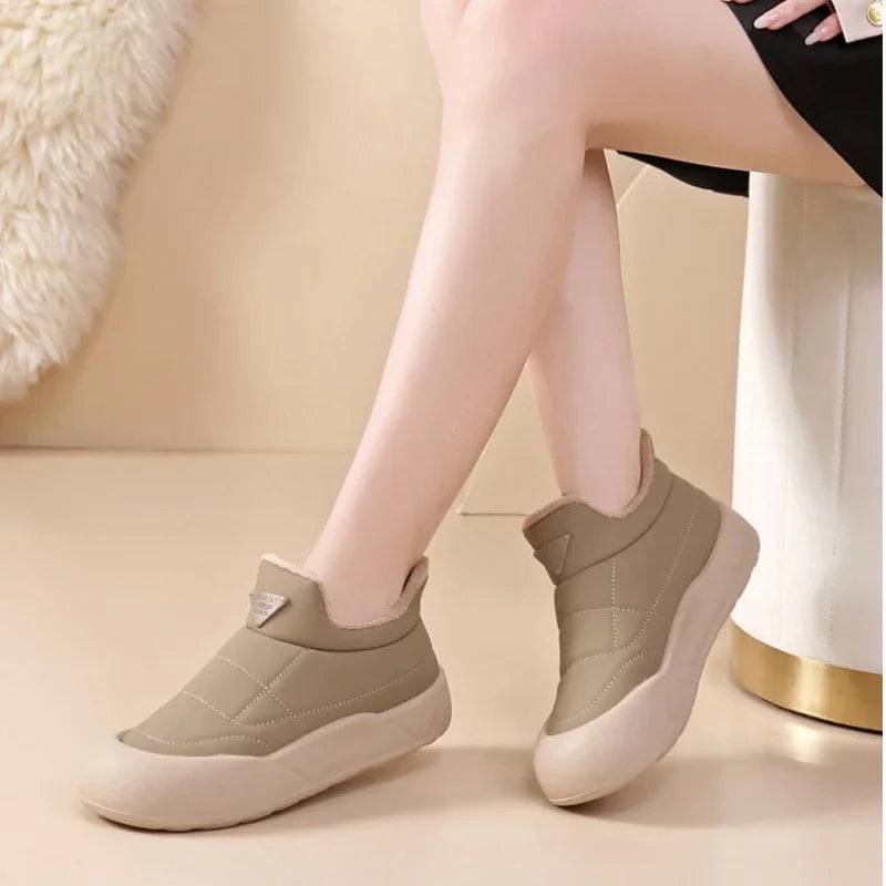 Winter Snow Boots for Women Fashion Women's Cotton Shoes Warm Waterproof Non-slip Women's Snow Boots Botas Mujer 2024 Tendencia