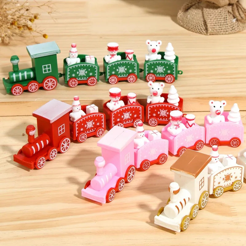 Christmas Decorations for Home Cristmas Ornament Christmas Train Merry  Xmas Navidad Noel Gifts Happy New Year