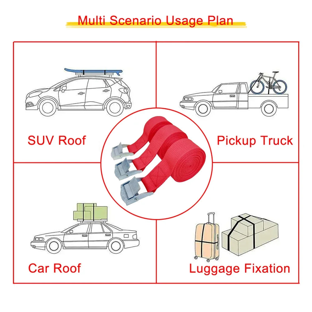 Tie Down Cargo Straps | Cargo Ratchet Belt | The Bargain Basement