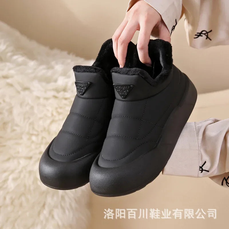Winter Snow Boots for Women Fashion Women's Cotton Shoes Warm Waterproof Non-slip Women's Snow Boots Botas Mujer 2024 Tendencia