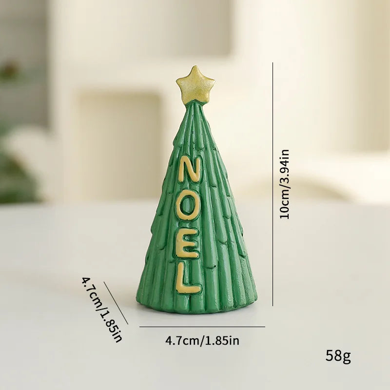 Christmas Decoration Creative Resin Crafts Ornaments Christmas Table Decoration Family Christmas Atmosphere Decoration Gifts