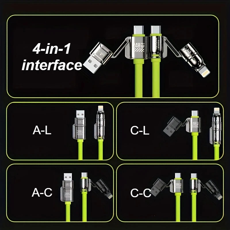 SmartCharge™ 4-in-1 Premium Fast Cable™