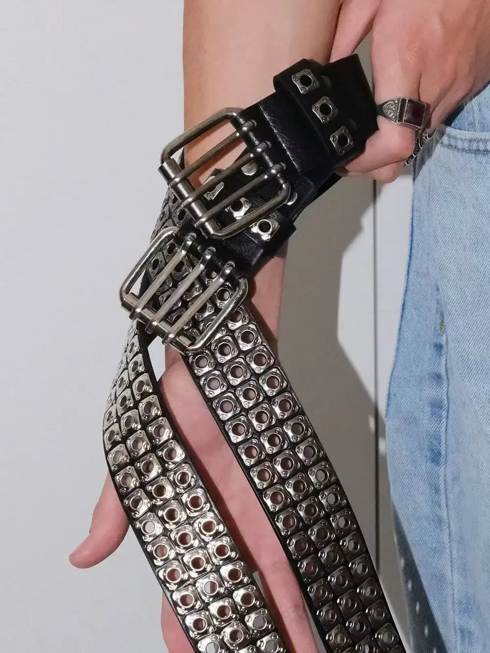 Women's Fashion Belt | Square Bead Belt | The Bargain Basement