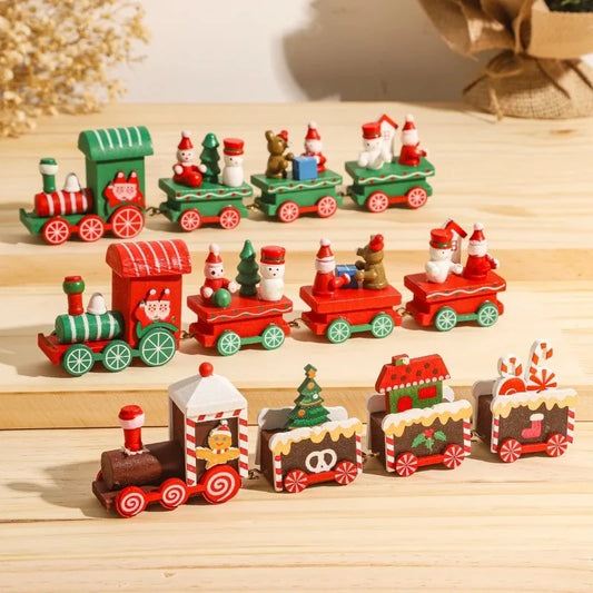 Christmas Decorations for Home Cristmas Ornament Christmas Train Merry  Xmas Navidad Noel Gifts Happy New Year