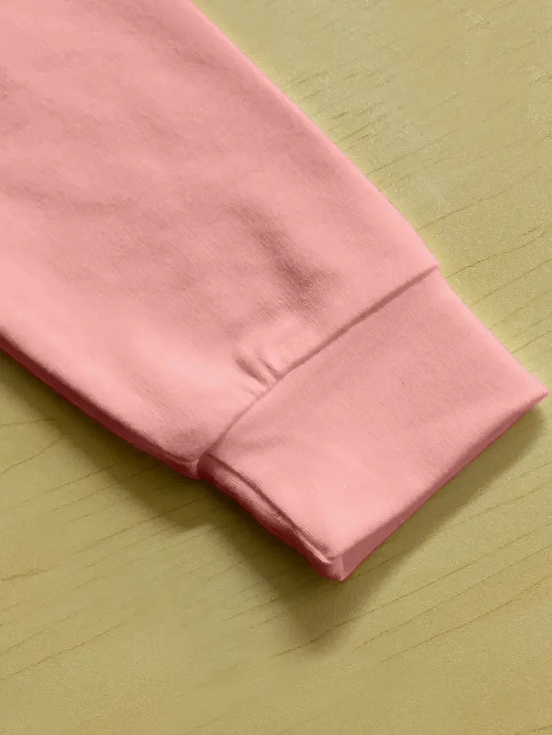 A Casual And Fashionable Christmas Themed Cartoon Printed Round-Neck Hoodie For Girls In Autumn And Winter