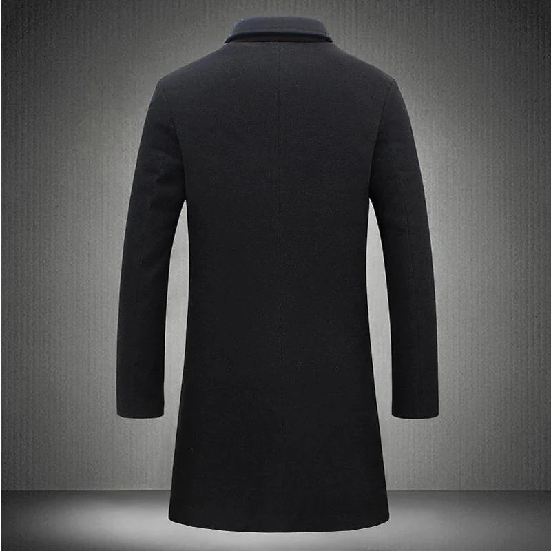 Winter Men's Trench Coats Luxury