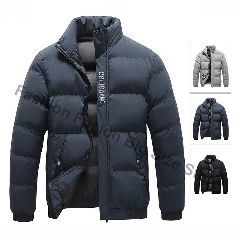 Winter Men's Jacket Fashion Men Thermal Parkas Coats Casual Classic Outwear Windbreaker Warm Padded Jackets Men Clothing