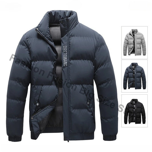 Winter Men's Jacket Fashion Men Thermal Parkas Coats Casual Classic Outwear Windbreaker Warm Padded Jackets Men Clothing