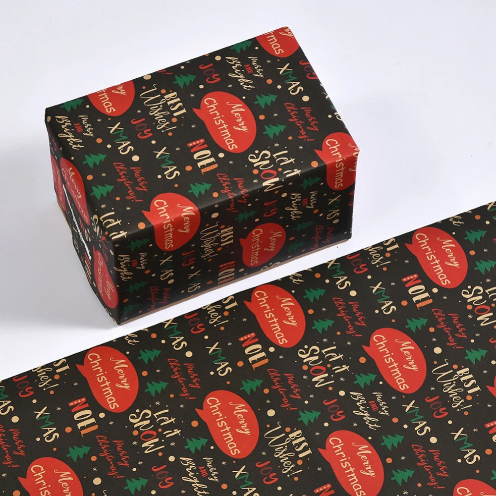 DIY Christmas & New Year Craft Wrapping Paper12q`1