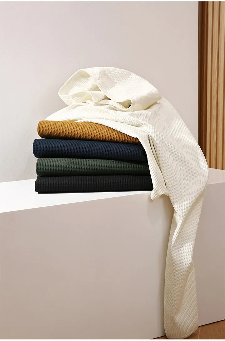 Men's Casual Trousers - New Loose Fit Workwear with Fleece Lining, Available in Various Sizes and Colors"