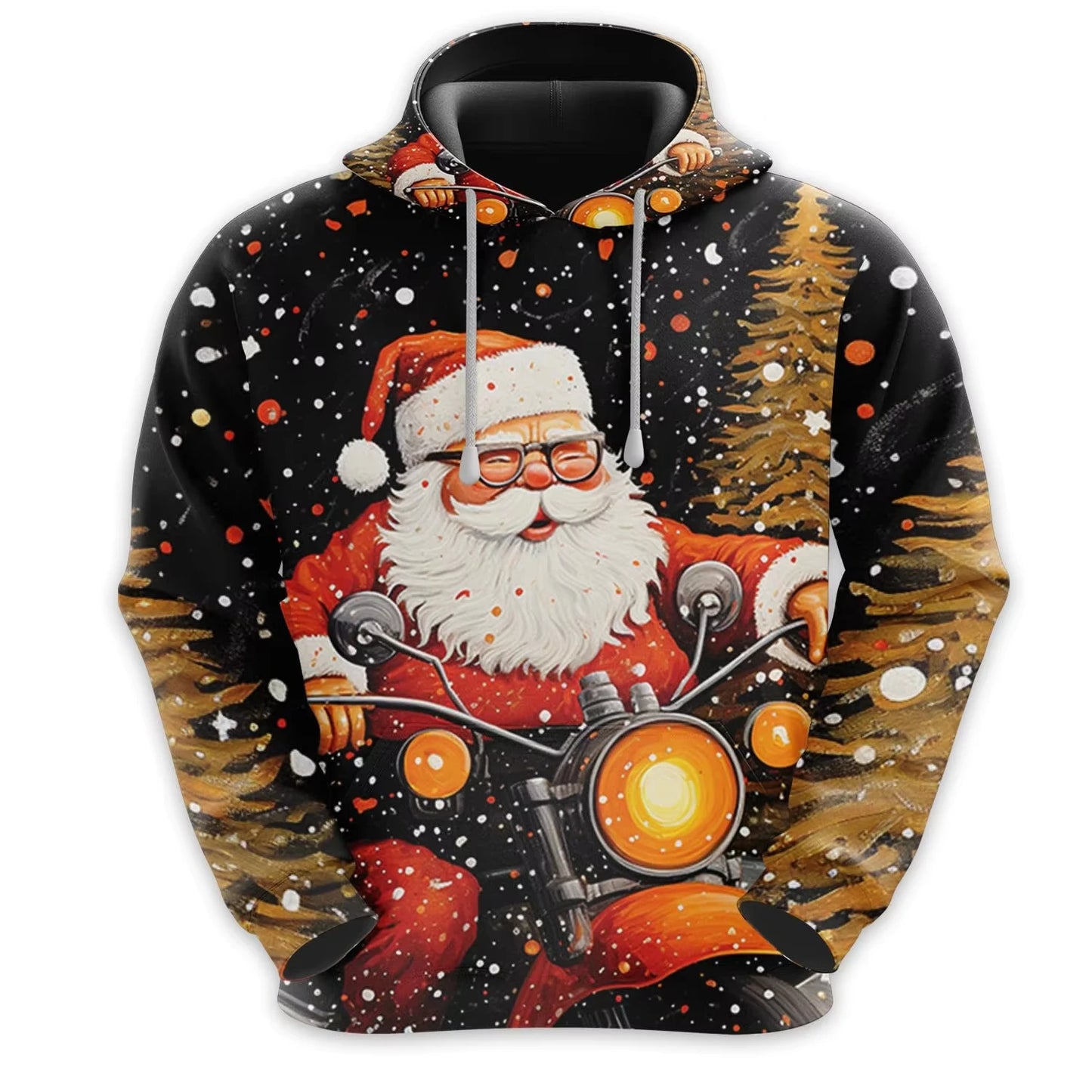 Merry Christmas Hoodies For Men Clothes Harajuku Santa Reindeer Hoodie Hoody Xmas Funny Gift Kid Streetwear Women Hoodies