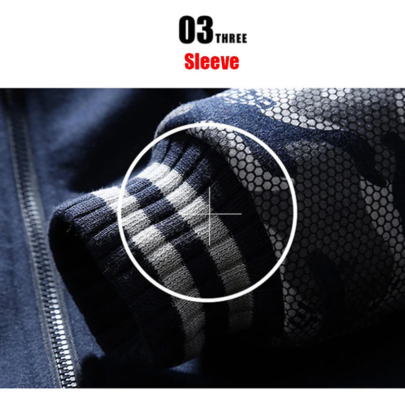 Winter Men's Coats Thicken Warm Jackets for Men Fleece Coat Men Casual Hoodies Streetwear Long Sleeve Tops Clothing