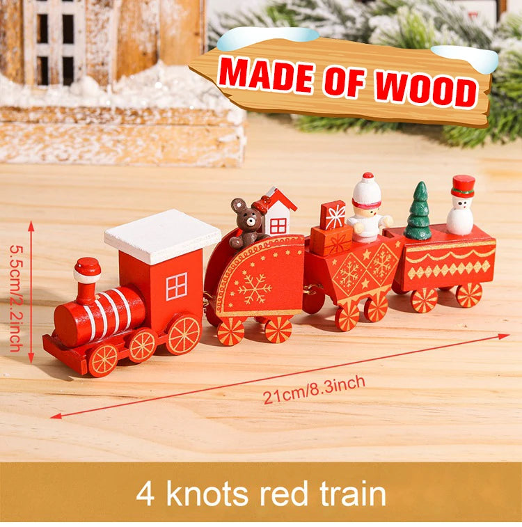Christmas Decorations for Home Cristmas Ornament Christmas Train Merry  Xmas Navidad Noel Gifts Happy New Year