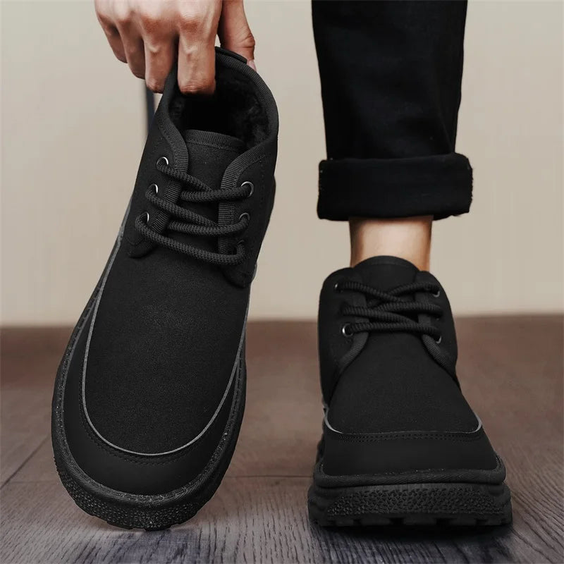 Men's Winter Warm Snow Boots Are Fashionable Versatile Anti Slip Comfortable and A Must-have for Winter Outings