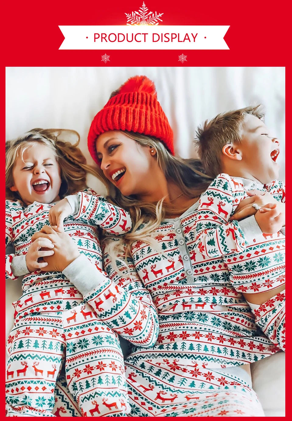 2023 Christmas Family Matching Pajamas New Year Xmas Father Mother Kids Baby Clothes Set Dad Mom And Daughter Son Pyjamas Outfit