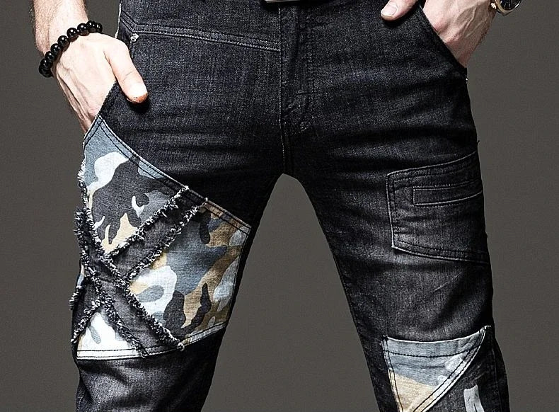 Trousers Jeans for Work Wear White Men Man Cowboy Pants with Print Y2k Vintage Xs Washed 2025 Trend Goth Classic Luxury Retro