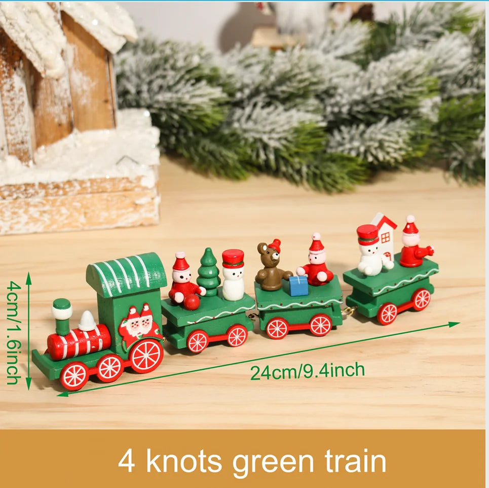 Christmas Decorations for Home Cristmas Ornament Christmas Train Merry  Xmas Navidad Noel Gifts Happy New Year
