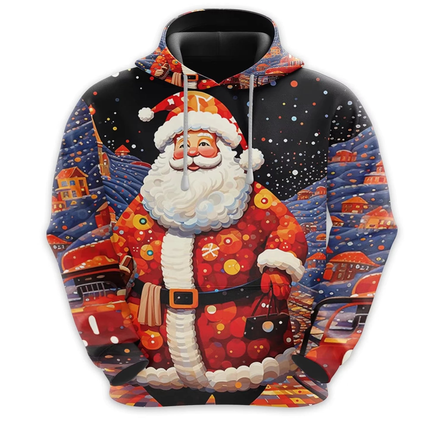Merry Christmas Hoodies For Men Clothes Harajuku Santa Reindeer Hoodie Hoody Xmas Funny Gift Kid Streetwear Women Hoodies