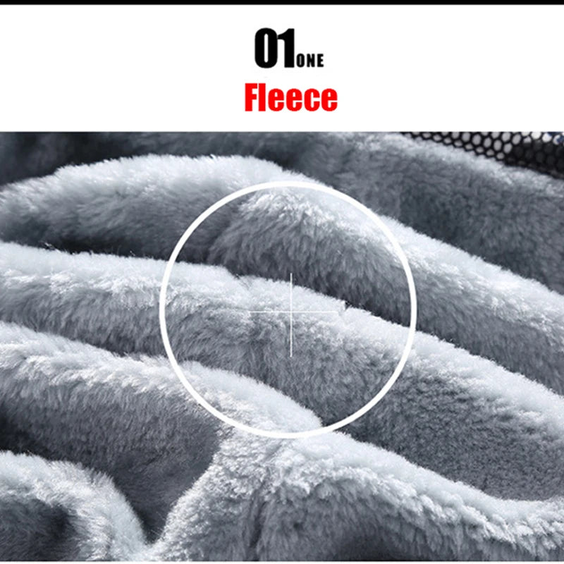 Winter Men's Coats Thicken Warm Jackets for Men Fleece Coat Men Casual Hoodies Streetwear Long Sleeve Tops Clothing