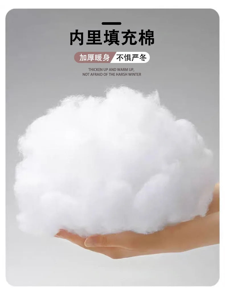 Winter Cotton Coat for Men - New Style, Lamb Hair Padded Cotton Coat, Double-sided Wear, Loose and Warm Cotton Jacket for Women