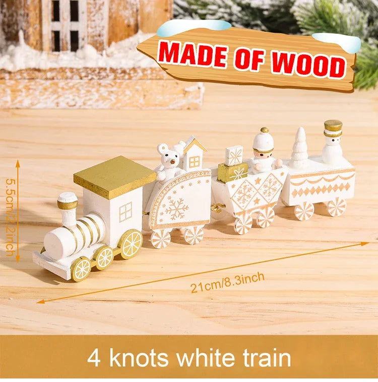 Christmas Decorations for Home Cristmas Ornament Christmas Train Merry  Xmas Navidad Noel Gifts Happy New Year