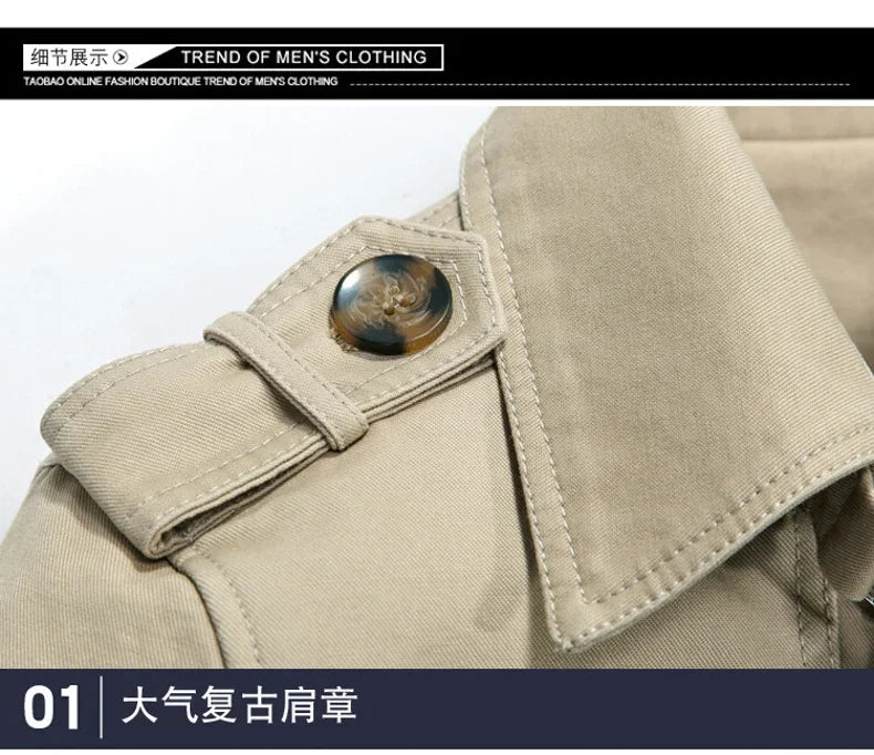 Winter Fashion Windbreaker Coat for Men Outdoor Casual Vintage Streetwear High Quality Thickened Warm Men Cotton Jacket Hot Sale