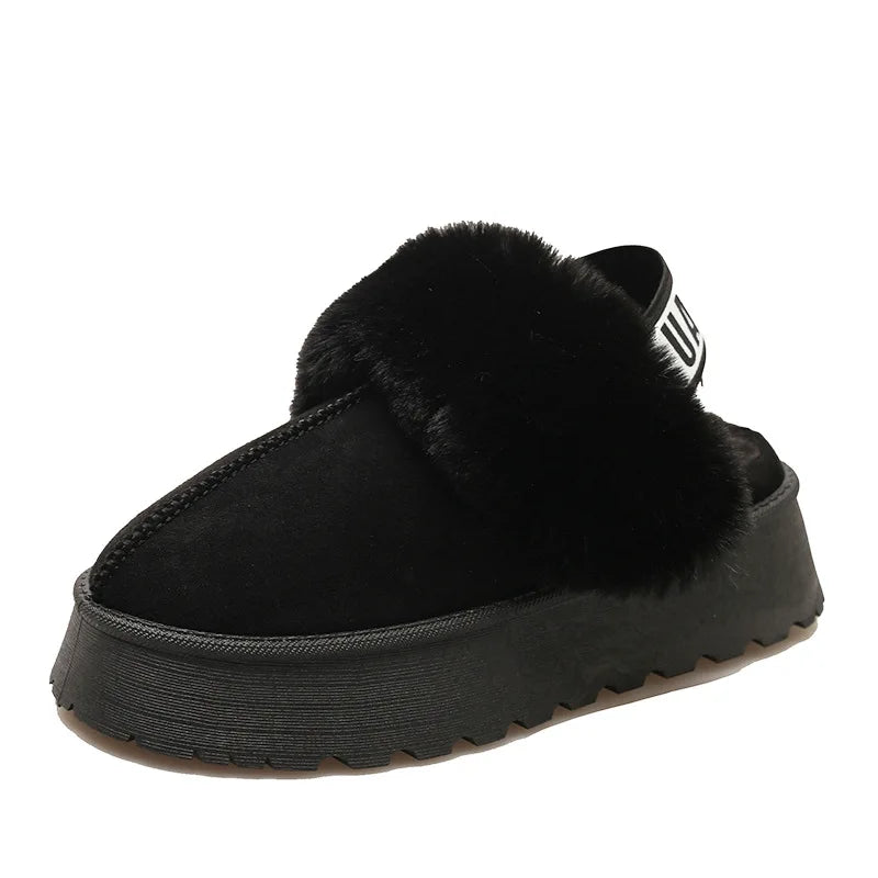 2024 New Winter Snow Boots for Women - Fur Lined with Thick Fleece and Warm Cotton