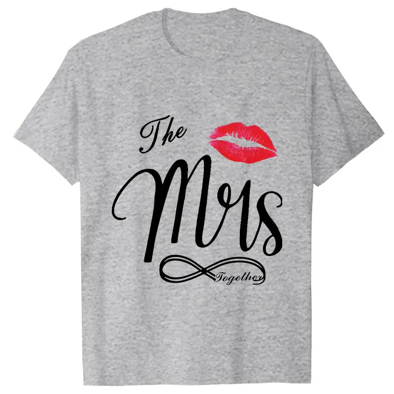 Couple Matching Shirts Outfits Set for Couples Him and Her Husband Wife T-shirts Anniversary Gifts Clothes Dating Couples Tshirt