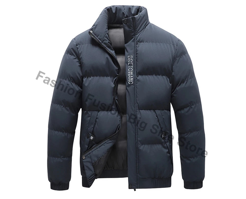 Winter Men's Jacket Fashion Men Thermal Parkas Coats Casual Classic Outwear Windbreaker Warm Padded Jackets Men Clothing