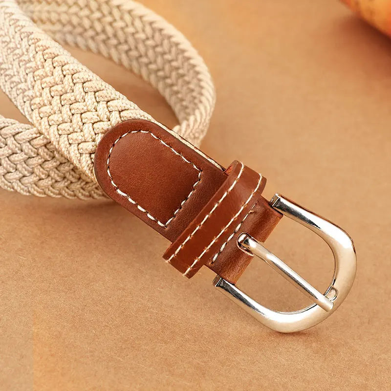 Women's Woven Belt | Elastic Woven Belt | The Bargain Basement