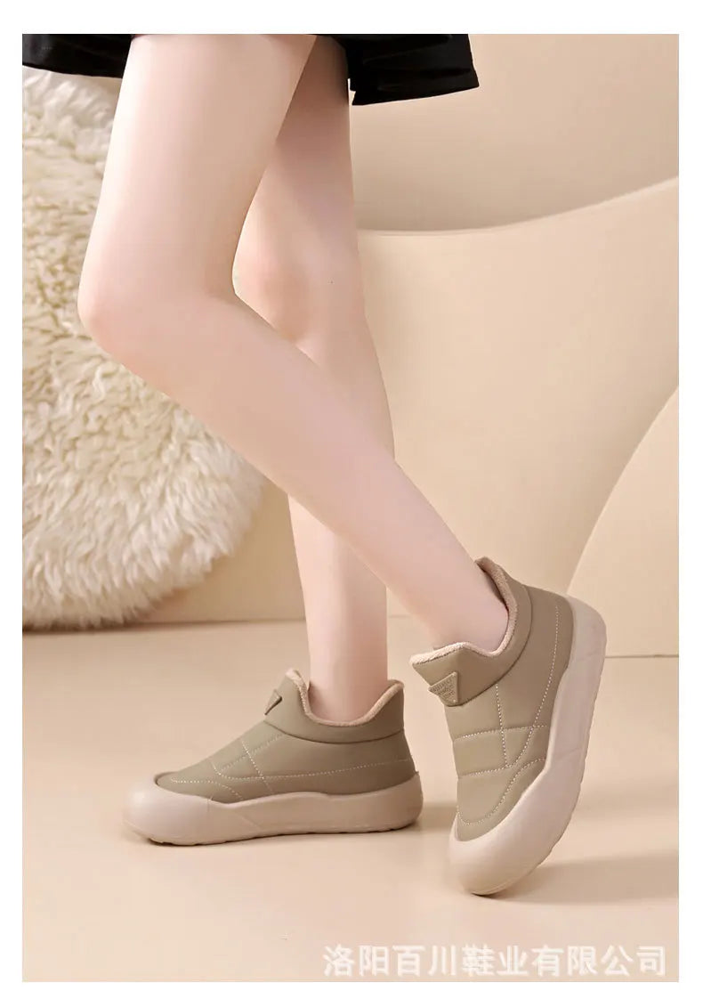 Winter Snow Boots for Women Fashion Women's Cotton Shoes Warm Waterproof Non-slip Women's Snow Boots Botas Mujer 2024 Tendencia