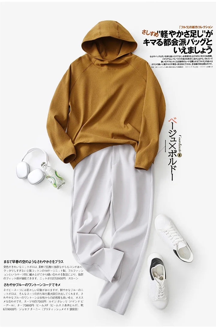 Men's Casual Trousers - New Loose Fit Workwear with Fleece Lining, Available in Various Sizes and Colors"