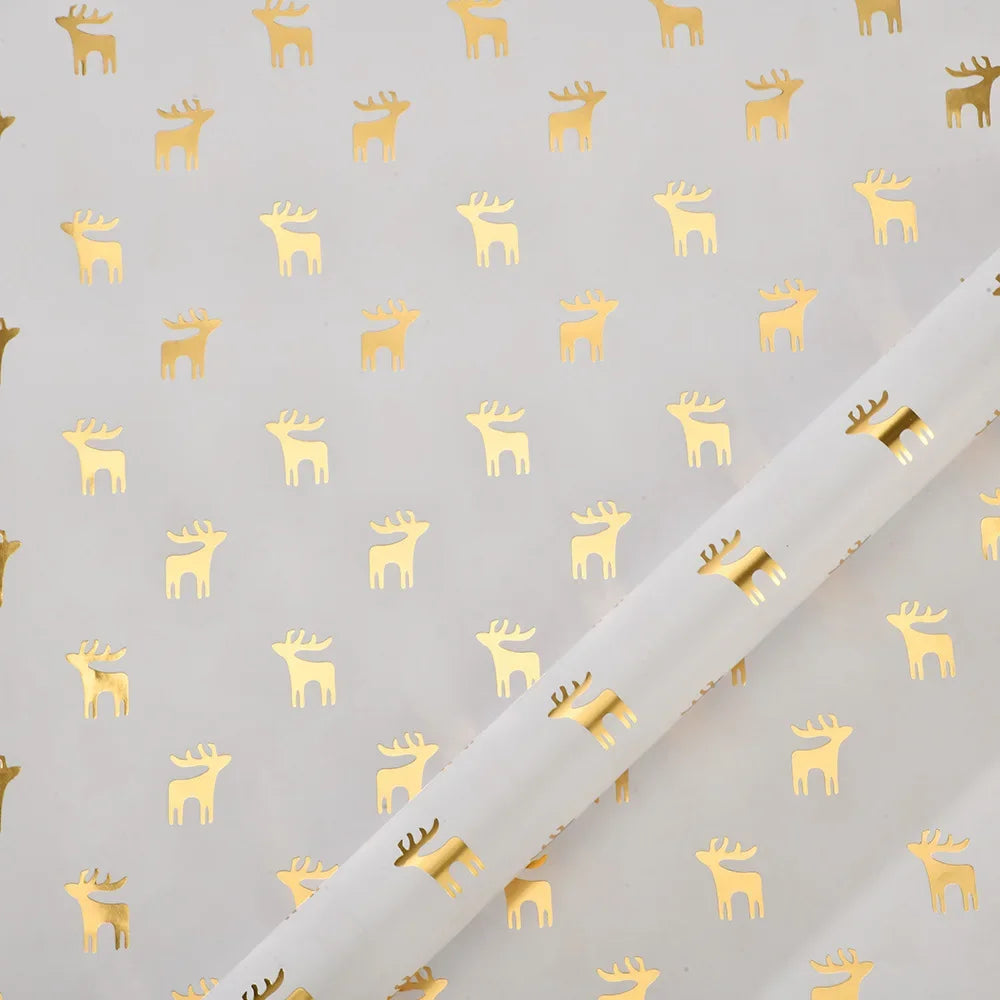 Festive Glossy Wrapping Paper for Christmas Gifts
